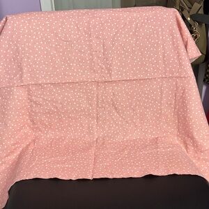 Pink Polka Dot Baby Receiving Blanket